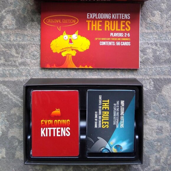 Exploding Kittens card game NWOT - Picture 2 of 3